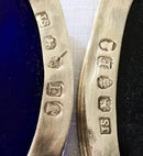 Georgian, George III, set of four silver salts. London 1801 Josiah Snatt. 6.2 troy ounces.