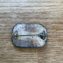 Chinese green cinnabar lacquer brooch