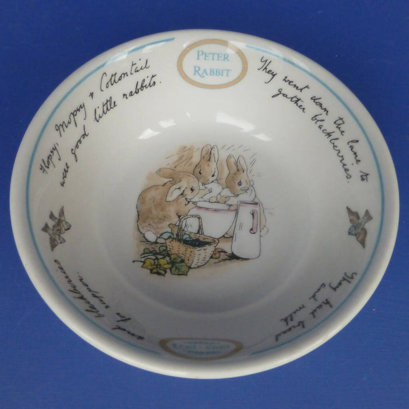 Wedgwood Beatrix Potter Centenary Cereal Bowl - Flopsy, Mopsy and Cottontail