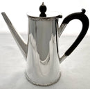 Edwardian Silver Plated Coffee Pot. Asprey & Co. circa 1905.