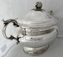 Victorian Silver Plated Soup Tureen for Lieut.- Col. Jonathan Forbes Leslie, of Rothienorman. Elkington, Mason & Co. Ltd 1856.