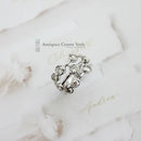 9ct White Gold Diamond Bubble Ring 1.30cts