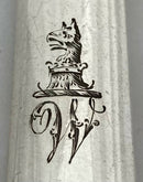 Georgian, George III, Mahogany Cased Crested Silver Dessert Service for Twelve. London 1809 Moses Brent.