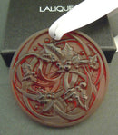 New Lalique: 2017 red glass Christmas ornament