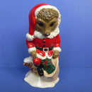 Wade Limited Edition Christmas Figurine - In The Forest Deep Series - Santa Hedgehog (Boxed)