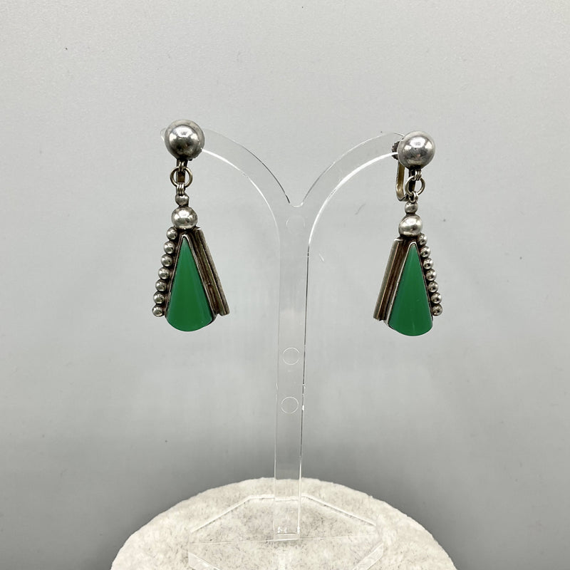 1950’s Mexican silver earrings