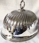 Mid Victorian silver plated meat dome. Boardman & Glossop, Sheffield, circa 1861 - 1877.