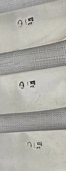 Georgian, George III, Cased Silver and Mother of Pearl Fruit Service for Six, circa 1810.