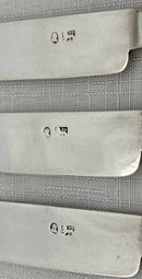 Georgian, George III, Cased Silver and Mother of Pearl Fruit Service for Six, circa 1810.