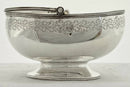 Victorian Silver Sugar Basket. Sheffield 1880 Martin Hall & Co. 3.7 troy ounces.
