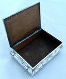 Edwardian Silver Box of Bombe Form. Birmingham 1908 Henry Matthews.