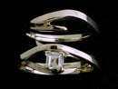 Jake: "Embrace" interlocking silver rings set
