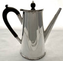 Edwardian Silver Plated Coffee Pot. Asprey & Co. circa 1905.
