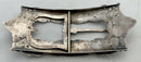 Large Figural Relief Wilhelmina Dutch Silver Buckle. 833 Standard 1908. 2.9 troy ounces.