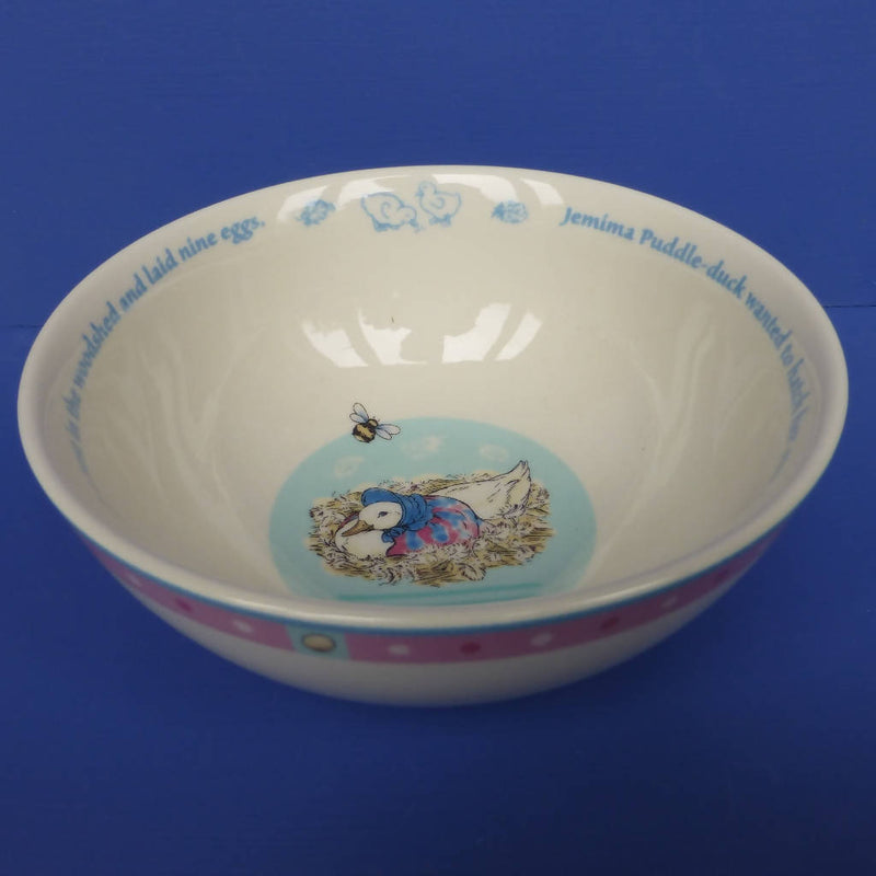 Wedgwood Beatrix Potter Cereal Bowl - Jemima Puddleduck