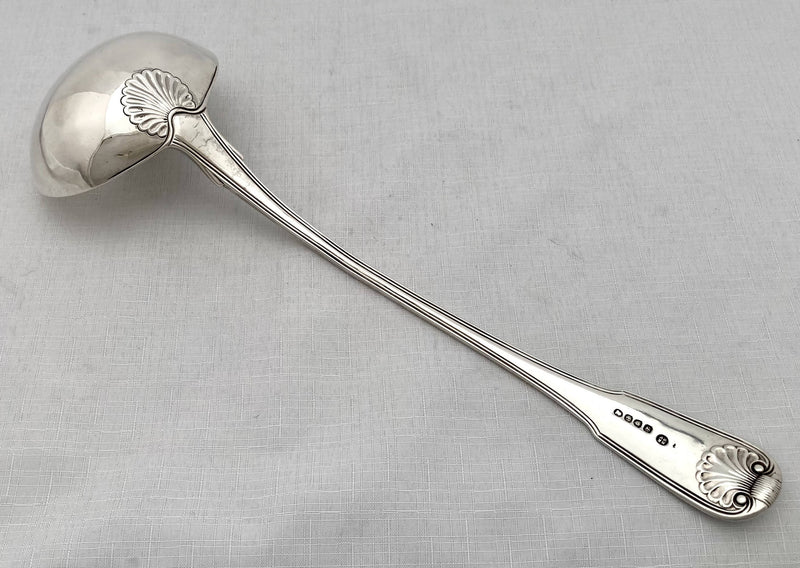 Georgian, George III, Silver Soup Ladle. London 1810 Mary & Elizabeth Sumner. 8.6 troy ounces.