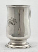 Georgian, George III, Silver Mug. London 1778, William Turton. 4.8 troy ounces.
