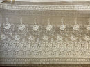Copy of Cottage Roses Arts and Crafts original lace curtain panel new old stock 100”/35”