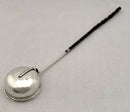 Georgian, George III period, white metal toddy ladle, circa 1810.