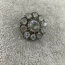 Antique crystal brooch