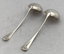 Georgian, George III, Pair of Silver Sauce Ladles. London 1798 Richard Crossley. 3.2 troy ounces.