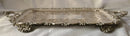 Georgian, George IV period, twin handled Old Sheffield Plate serving tray on four ornate feet. Circa 1820 - 1830.