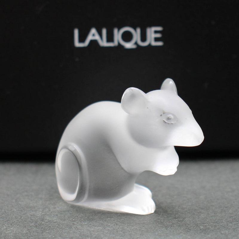 New Lalique: Clear Mouse sculpture