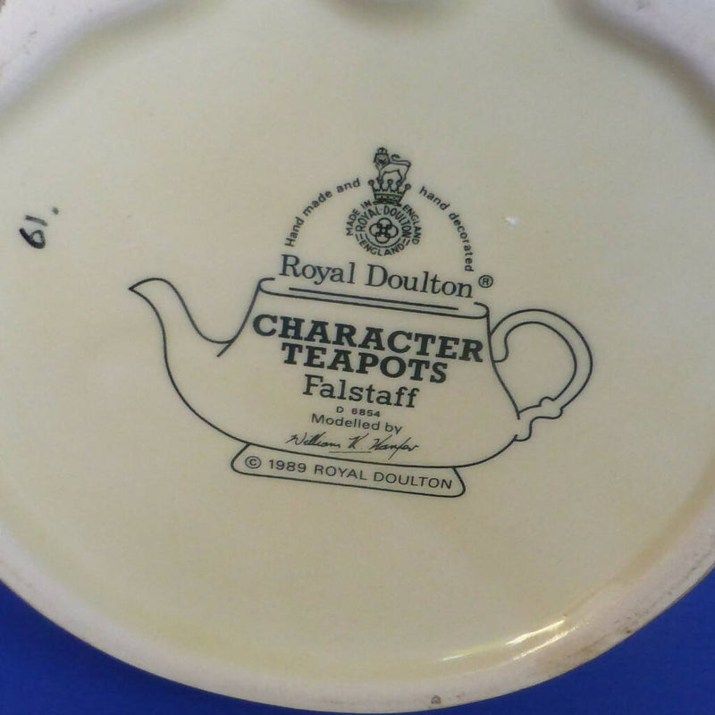 Royal Doulton Character Teapot - Falstaff D6855