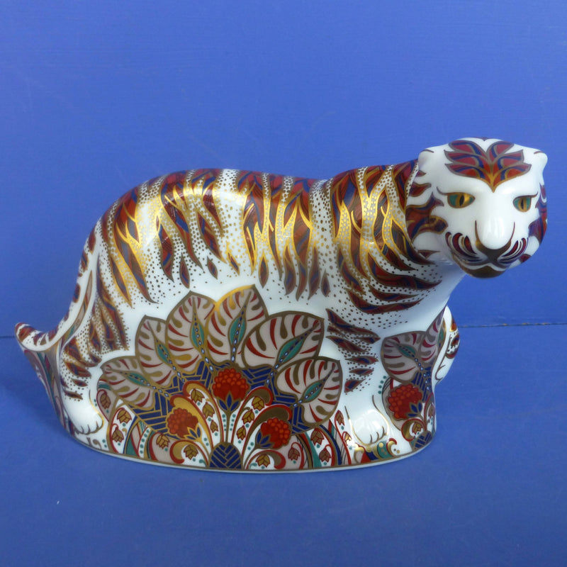 Royal Crown Derby Paperweight Bengal Tiger (Boxed)
