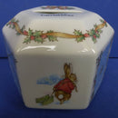 Wedgwood Beatrix Potter Peter Rabbit Merry Christmas Money Box