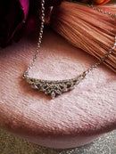 New Sterling Silver 0.25Ct Diamond Necklace - 18"