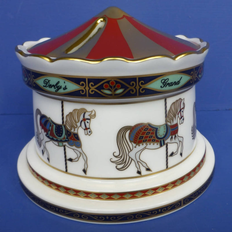 Royal Crown Derby Treasures Of Childhood Carousel Money Box (Boxed)