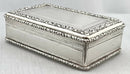 Victorian Silver Table Snuff Box. London 1847 Edward Edwards II. 5.3 troy ounces.
