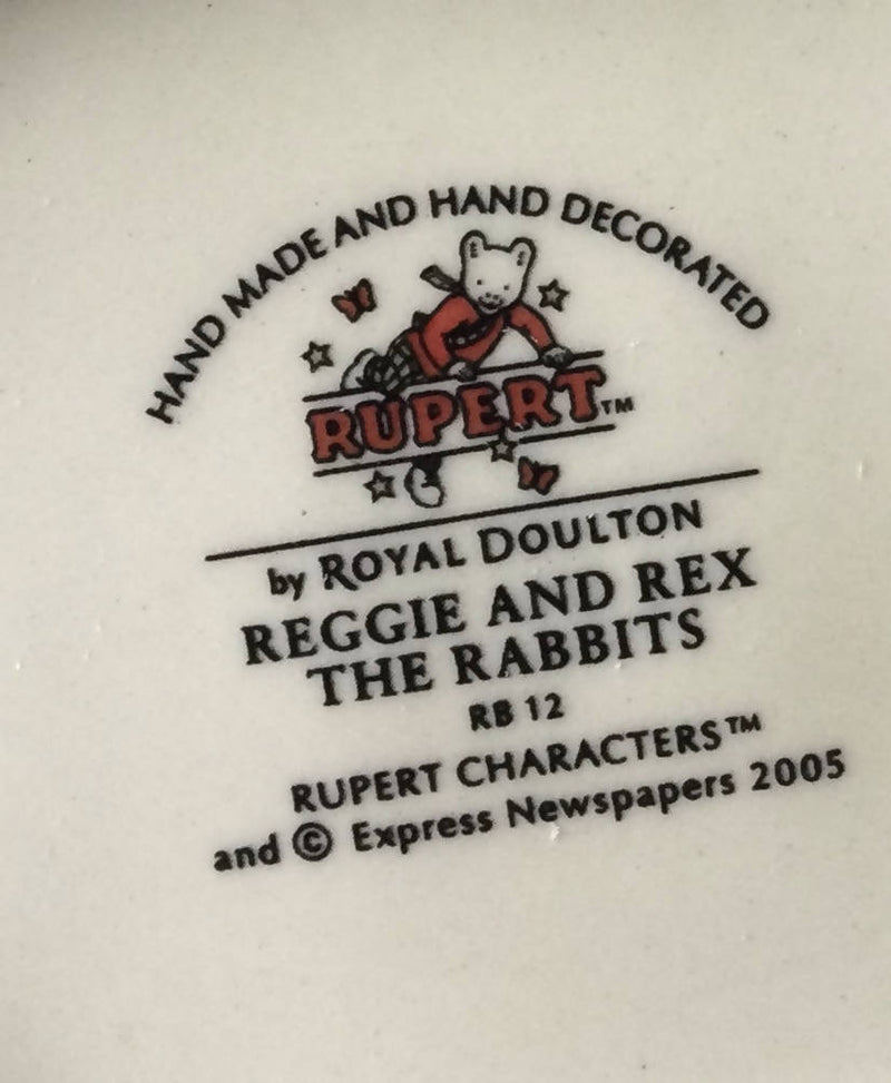 Royal Doulton Reggie and Rex figure Royal Doulton Rupert The Bear Figure