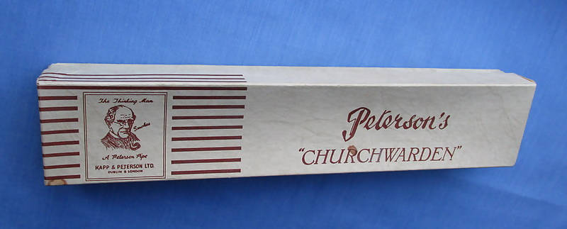 Vintage Peterson's Churchwarden Smokers/Smoking Briar Pipe In Original Carton