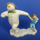 Beswick Snowman and Snowdog Figurine - Taking Off JBS15