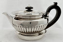 Georgian, George III, Silver Teapot & Stand. London 1808 William Burwash & Richard Sibley. 21 troy ounces.
