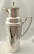 Asprey Silver Plated Milk Churn Cocktail Shaker, circa 1935.