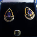 9ct Gold Tanzanite Earrings