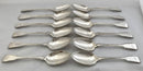 Barons of Feversham, Duncombe Park, Helmsley: Twelve George III Silver Tablespoons. 32.8 troy ounces.