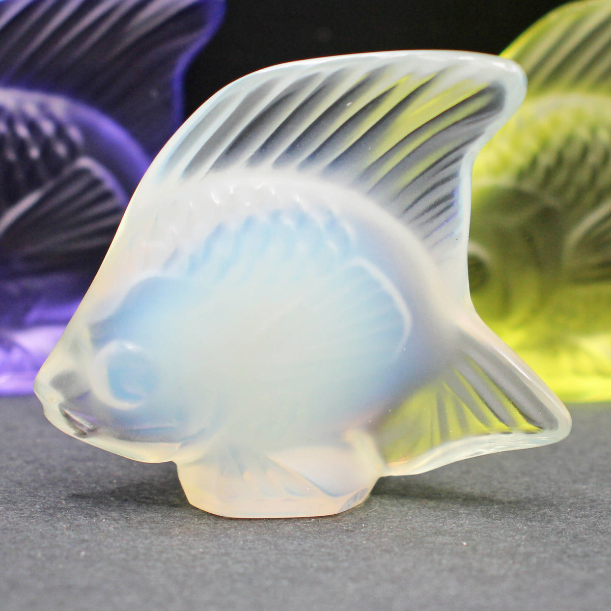 ラリック　LALIQUE フィギュリン　魚　オパール　オブジェ ラリック LALIQUE フィギュリン 魚 オパール オブジェ - メルカリ