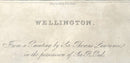 Duke of Wellington Engraving from a Painting by Sir Thomas Lawrence.