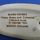 Beswick Beatrix Potter Figurine - Flopsy, Mopsy and Cottontail BP3B