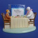 Coalport Limited Edition Snowman - Dinner For Two
