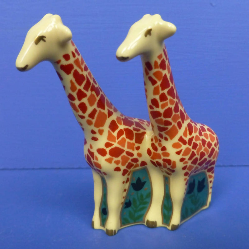 Royal Crown Derby Pair of Giraffes from The Noah's Ark collection