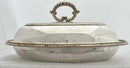 St Helena Interest. A Victorian Silver Plated Entree Dish & Cover for R.M.S. Papanui.