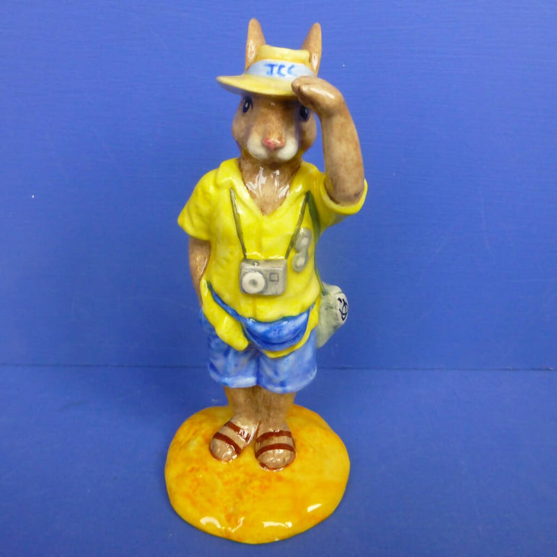 Royal Doulton Bunnykins Figurine Tourist DB190 (Boxed)