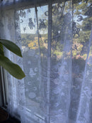 Vintage nursery design Cotton Lace Curtain Panelling to finish - 68 x 40Inches