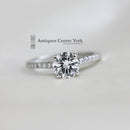 Platinum Certified Diamond 0.99ct Solitaire Ring
