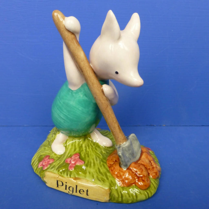 Royal Doulton Limited Edition Winnie The Pooh Figurine - Piglet Planting A Haycorn WP26